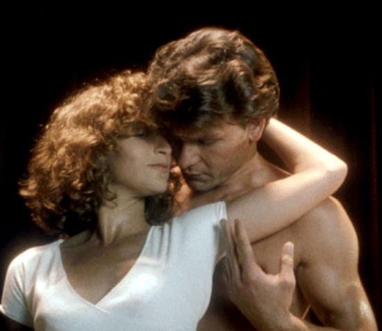 Jennifer Grey and Patrick Swayze in <em>Dirty Dancing</em>, 1987