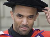 Craig David receiving an Honorary Degree in Music at Southampton Solent University