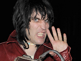 Noel Fielding leaving the Bungalow 8 nightclub in London at 3:30am