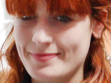 Florence Welch, aka Florence and the Machine, arrives at Radio 6, London.