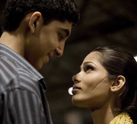 Dev Patel and Frieda Pinto