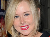 Diana Vickers at the stage door of 'Little Voice'