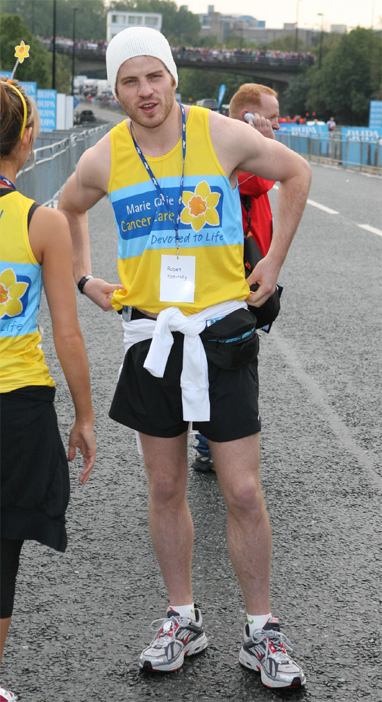 Rob doing charity run