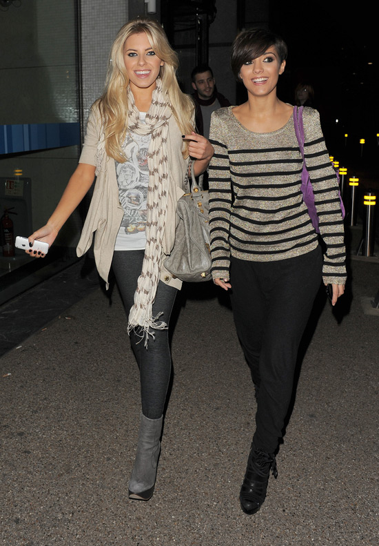 Mollie King and Frankie Sandford from The Saturdays