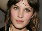 Alexa Chung attends a show during New York Fashion Week.