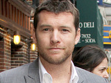 Sam Worthington outside the Ed Sullivan Theater for the 'Late Show With David Letterman'