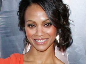 Zoe Saldana at the world premiere of 'Death At A Funeral'