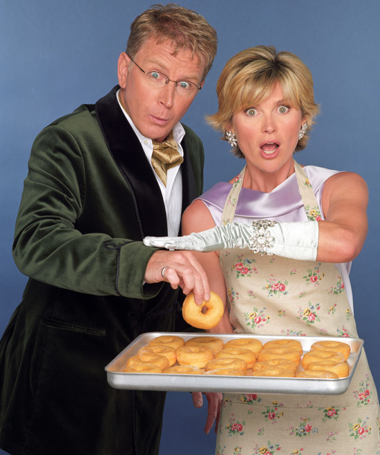 Mark Curry and Anthea Turner