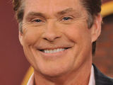 David Hasselhoff making a guest appearance on the German TV show 'Markus Lanz'