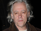 Bob Geldof leaving the Worsley restaurant after having dinner