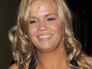 Kerry Katona leaving the London film premiere of 'The Back-Up Plan'