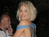Sarah Harding leaving her Kanaloa nightclub at 3am