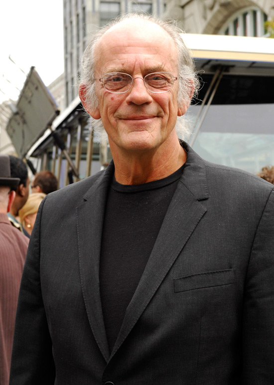 Christopher Lloyd at the reopen...