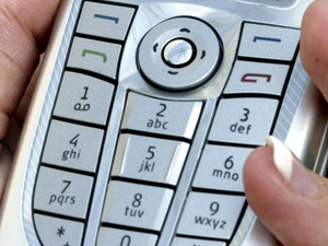 Mobile phone keys