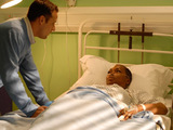 Amber and Taylor at the hospital