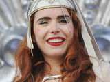 Paloma Faith performing at The 2010 Glastonbury Music Festival held at Worthy Farm in Pilton