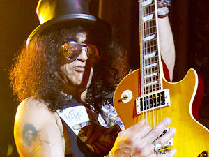 Slash performing live at the Coliseu dos Recreios in Lisbon, Portugal