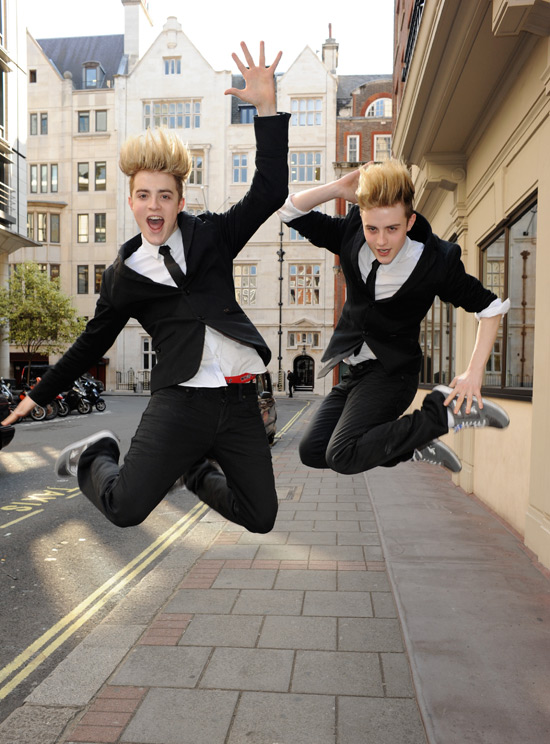 jedward gay magazine. Jedward outside the May Fair
