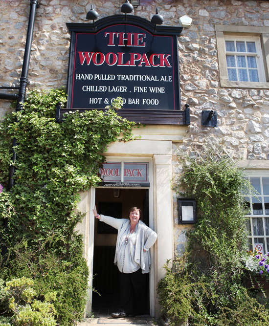 Pauline Quirke at the Woolpack