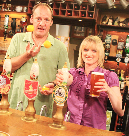 Jimmy and Nicola King from Emmerdale