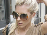 Mollie King from the group 'The Saturdays' is spotted going into The Mayfair Hotel
