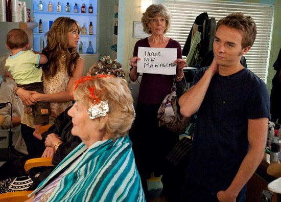 Audrey returns to the chaotic salon