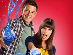 Finn and Rachel from Glee Season 2