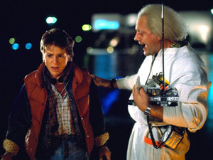 Marty McFly and Doc Brown from 'Back To The Future'