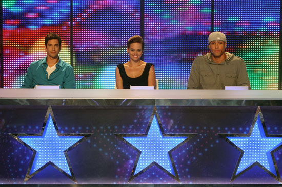 Got To Dance judges. Ashley, Kimberley and Adam