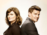 Emily Deschanel and David Boreanaz in Bones