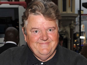 Robbie Coltrane at the Gala night of the stage version of 'Yes, Prime Minister'