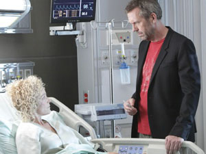 House and the team treat a famous author.