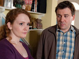 John and Fiz are horrified as they watch DVD footage of their house