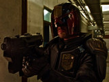 First picture of Karl Urban as Judge Dredd