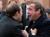 Tyrone and Kevin come to blows at Molly's funeral