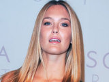 Model Bar Refaeli arriving at the Escada Sport fashion show