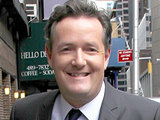 Piers Morgan at The Ed Sullivan Theater for 'The Late Show With David Letterman'