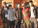 The Wanted seen having lunch in Dublin