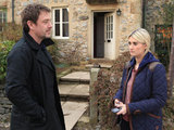 Debbie is stunned to see Cameron waiting for her, claiming he has left his wife