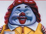 Artwork from Morgan Spurlock's 'Supersized'