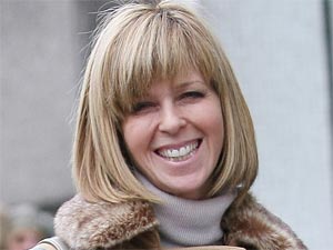 Kate Garraway arrives at the ITV studios in London, England