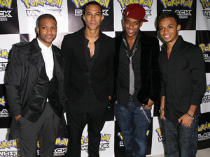 JLS attend the Pokemon Black and White Launch Party in London