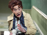 Dot is looking after Jim and rushing to get to the launderette but she loses her footing and tumbles head first down the stairs.