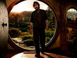 Peter Jackson on the set of The Hobbit