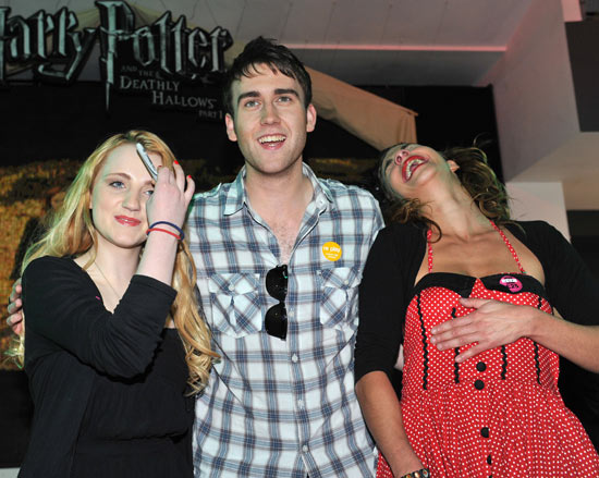 Luna Lovegood, Neville Longbottom and Nymphadora Tonks