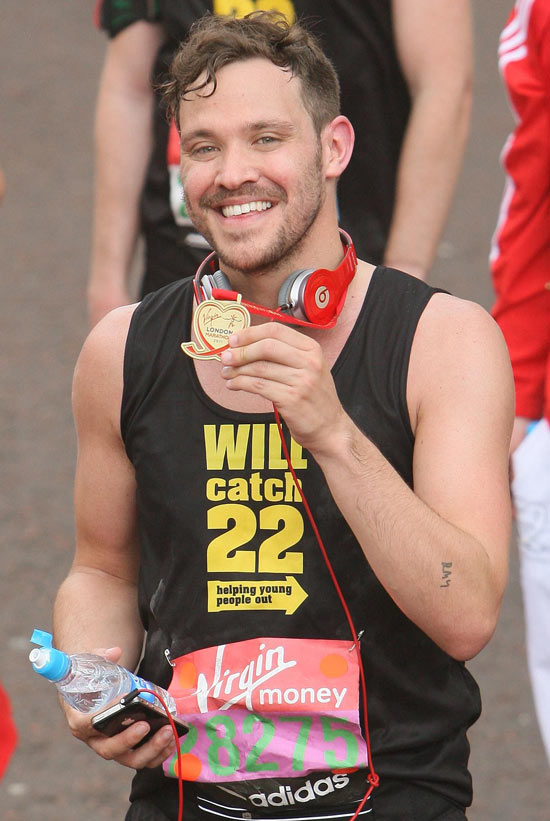 will young 2011. Will Young smiles for the