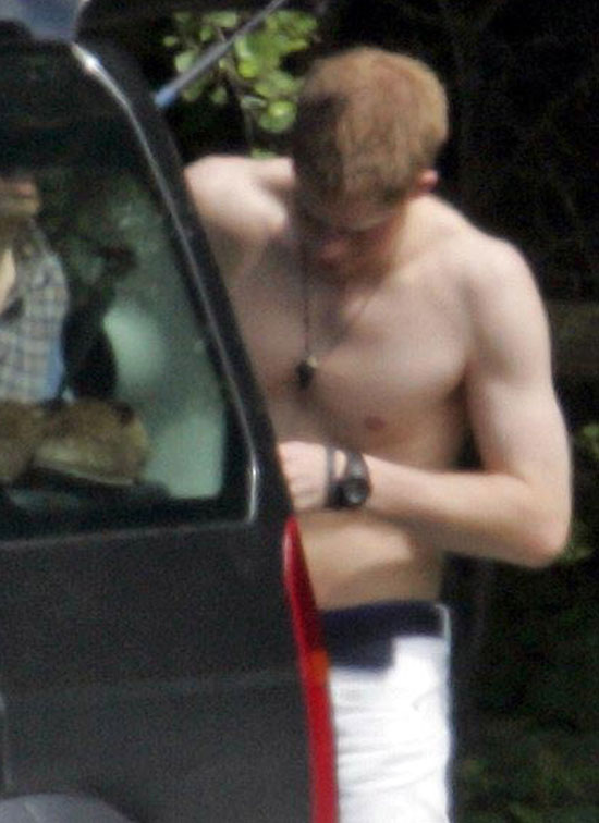 prince harry shirtless pics. Back to article: Prince Harry