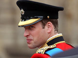 Prince William arriving at Westminster Abbey