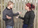 Amy demands money to return to the village and clear his name