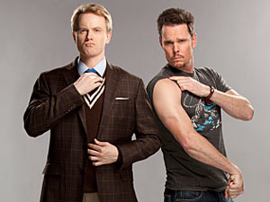 Andrew (David Hornsby) and Bert (Kevin Dillon) from 'How To Be A Gentleman'